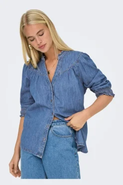 Only Onlraya 3/4 Shirt Akm< Bluser & Skjorter