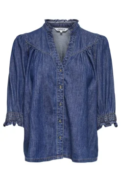 Only Onlraya 3/4 Shirt Akm< Bluser & Skjorter|Ammevenligt Tøj