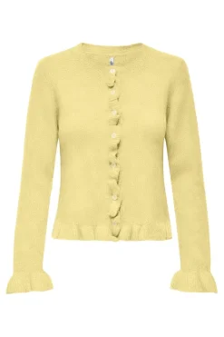 Onlrima Life Ls Frill Butto Cardi Knt*Only