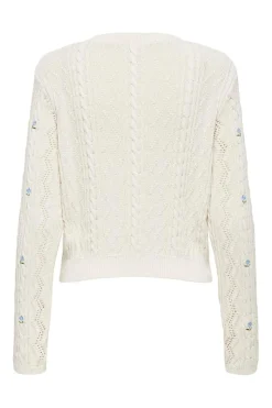 Onlrita Life Ls Embr Cable Knt*Only Clearance