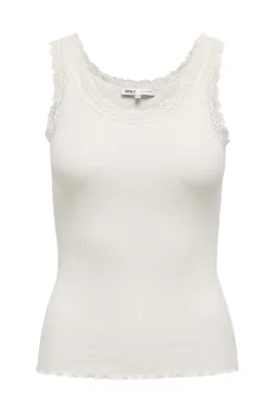 Only Onlsara Sharai Lace Tank Top 15345994< T-Shirts & Toppe