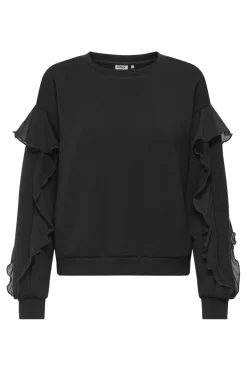 Only Onlscarlet L/S Flounce Swt< Sweatsæt & Comfy Wear|Bluser & Skjorter