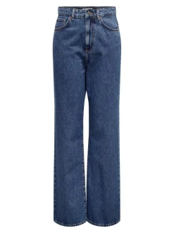 Only Onlsilje Straight Wide Mbd< Bukser, Jeans & Leggings