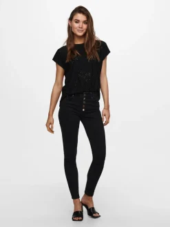 Only Onlsmilla S/S Top< T-Shirts & Toppe