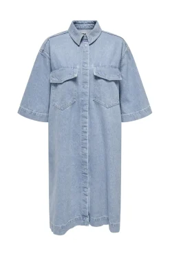 Onlsophie S/S Oversize Dress Sik*Only Outlet