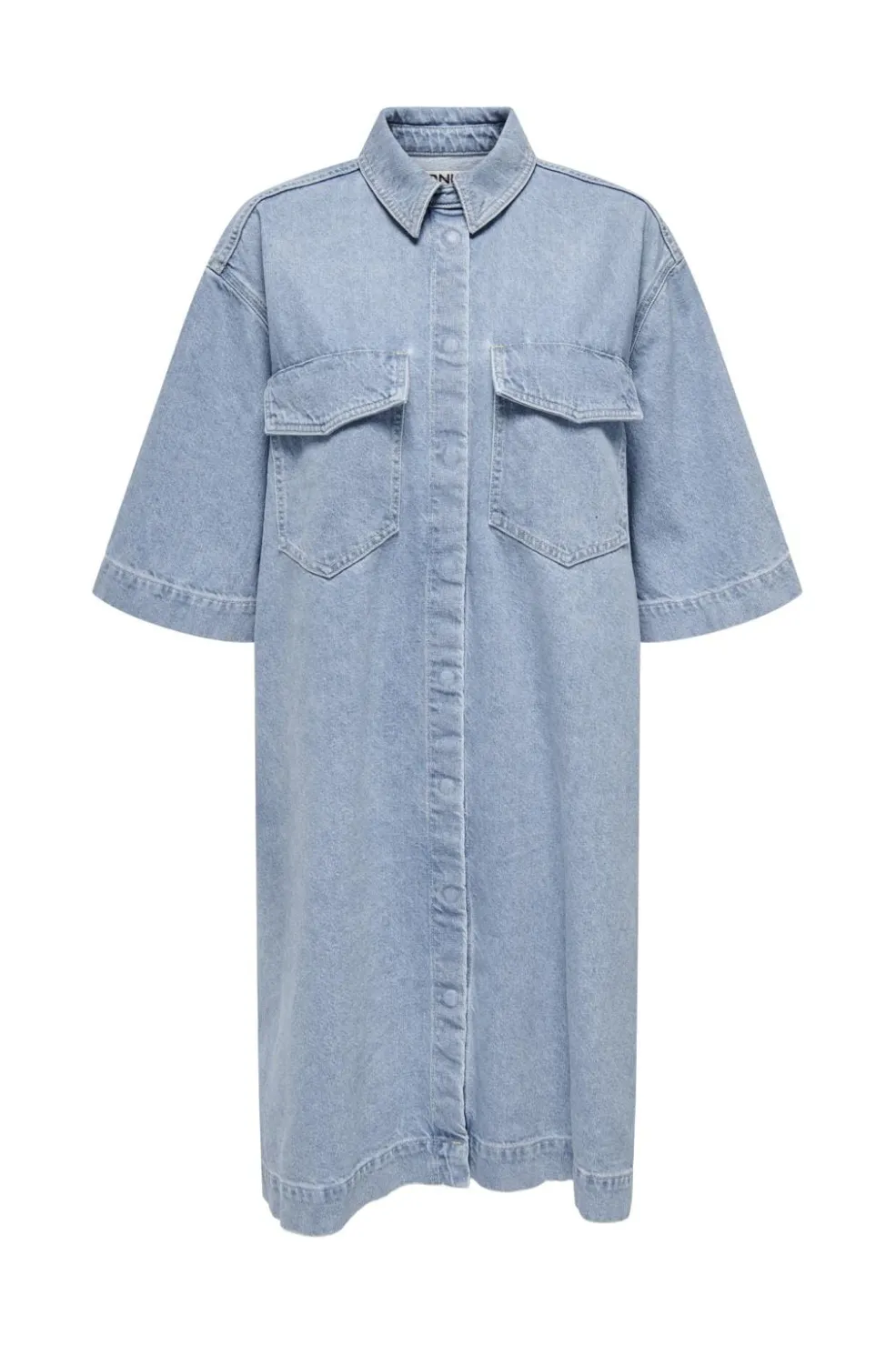 Onlsophie S/S Oversize Dress Sik*Only Outlet
