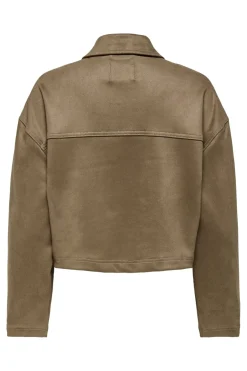Only Onlstina Life Faux Suede Jacket Cc< Overtøj & Jakker