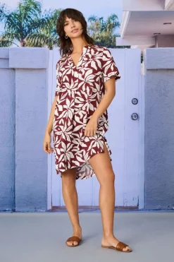 Onlsusi Life Ss V-Neck Tunic Dress Wnn*Only Discount