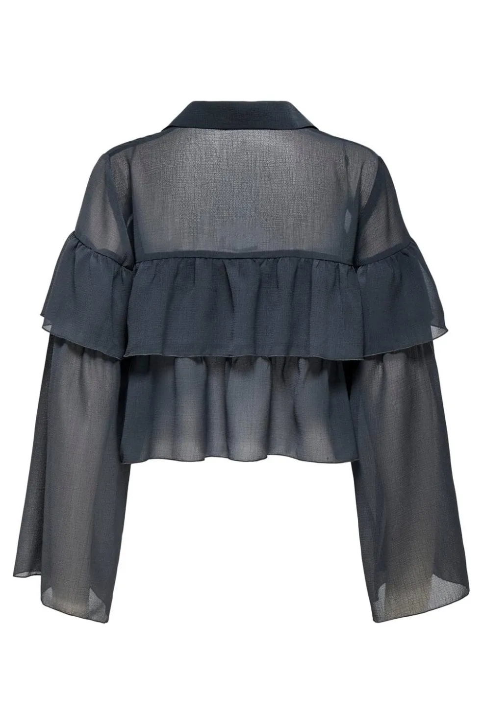 Onlsuzzi L/S Frill Tie Top Ox*Only Hot