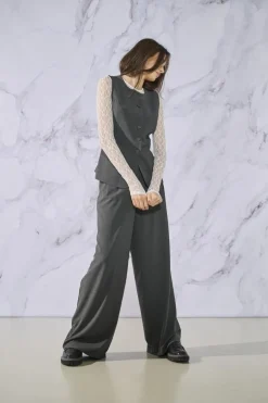 Onlsvea-Sino Life Pinglit Pant Tlr*Only Discount