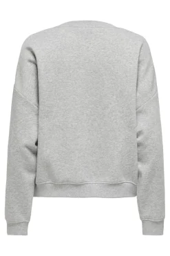 Only Onlsweat Life L/S Crew O.Size State< Bluser & Skjorter|Sweatsæt & Comfy Wear