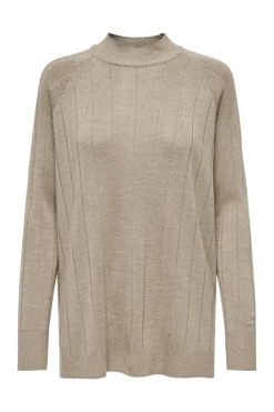 Only Onltess Ls Long High Neck Knt< Bluser & Skjorter|Strik