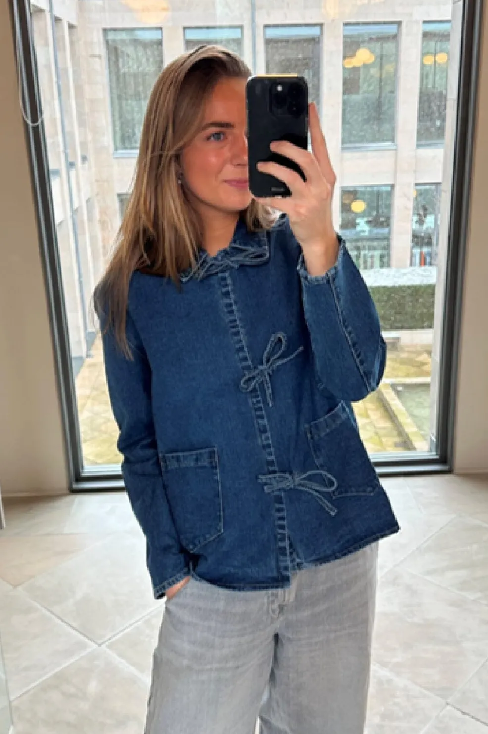 Onlthille L/S Tie Jacket Gua*Only Discount