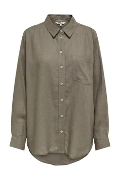 Onltokyo L/S Lin Bl Shirt*Only New