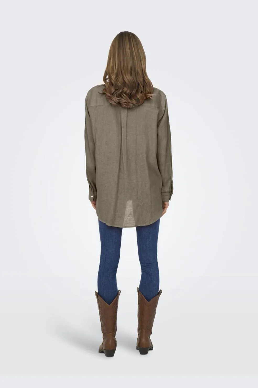 Onltokyo L/S Lin Bl Shirt*Only New