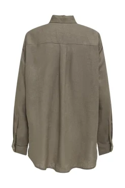 Onltokyo L/S Lin Bl Shirt*Only New