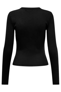 Only Onlval L/S O-Neck Top< T-Shirts & Toppe|Bluser & Skjorter
