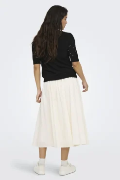 Only Onlvenice Life Ss Pearl O-Neck Knt< T-Shirts & Toppe