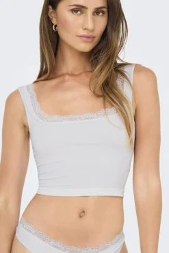 Only Onlvicky Lace Singlet Square Neck Acc< Nattøj & Lingeri