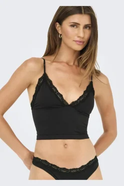 Only Onlvicky Lace Singlet V-Neck Acc< T-Shirts & Toppe|Nattøj & Lingeri