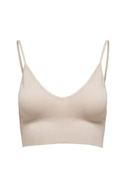Only Onlvicky Rib Seamless Vneck Top Acc< Nattøj & Lingeri