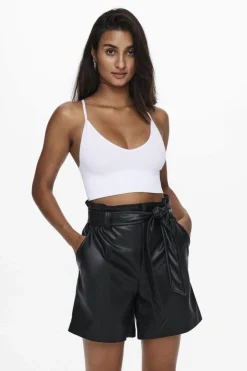 Onlvicky Rib Seamless Vneck Top Acc*Only Best