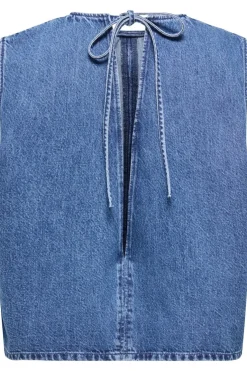 Only Onlvigga S/L Mini Open Back Top< T-Shirts & Toppe