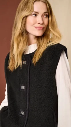 Only Onlwendy Teddy Waistcoat< Veste