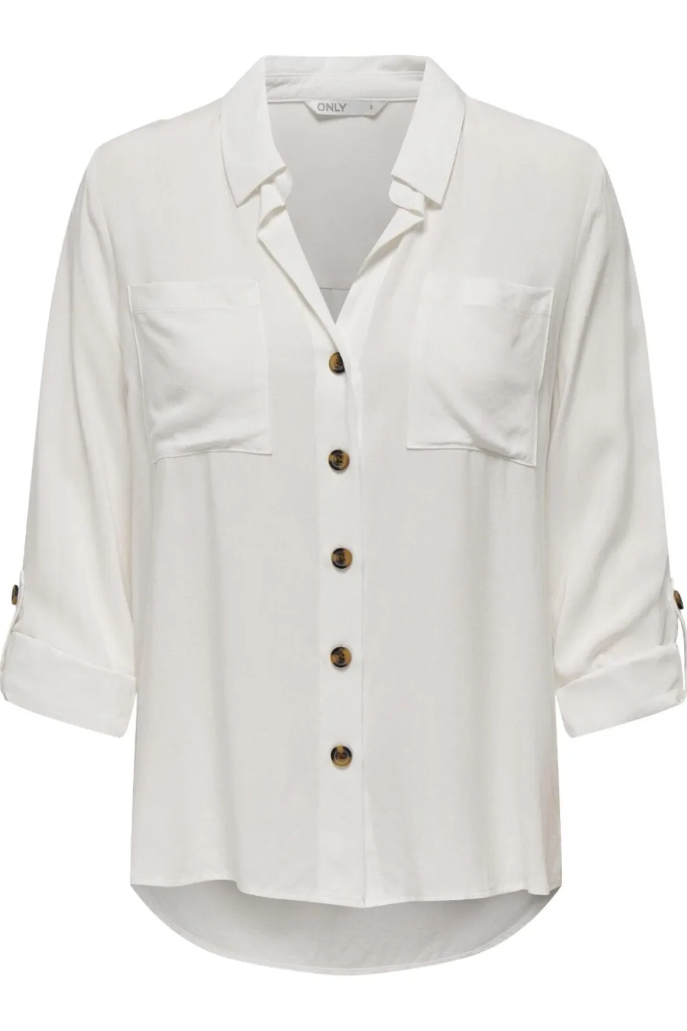 Only asmin Shirt L/S< Bluser & Skjorter|Ammevenligt Tøj