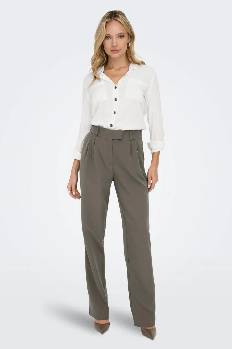 Only asmin Shirt L/S< Bluser & Skjorter|Ammevenligt Tøj