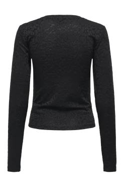 Only Onlzele L/S Roundneck Top< Bluser & Skjorter