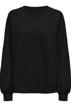 Only Onlzenna L/S Oversize Stone Swt< Bluser & Skjorter|Sweatsæt & Comfy Wear