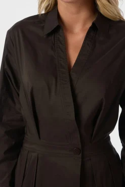 Ottana Poplin Dress 168079*Neo Noir