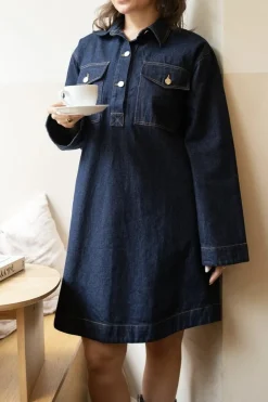 Paras Denim Dress 163381*Neo Noir Best