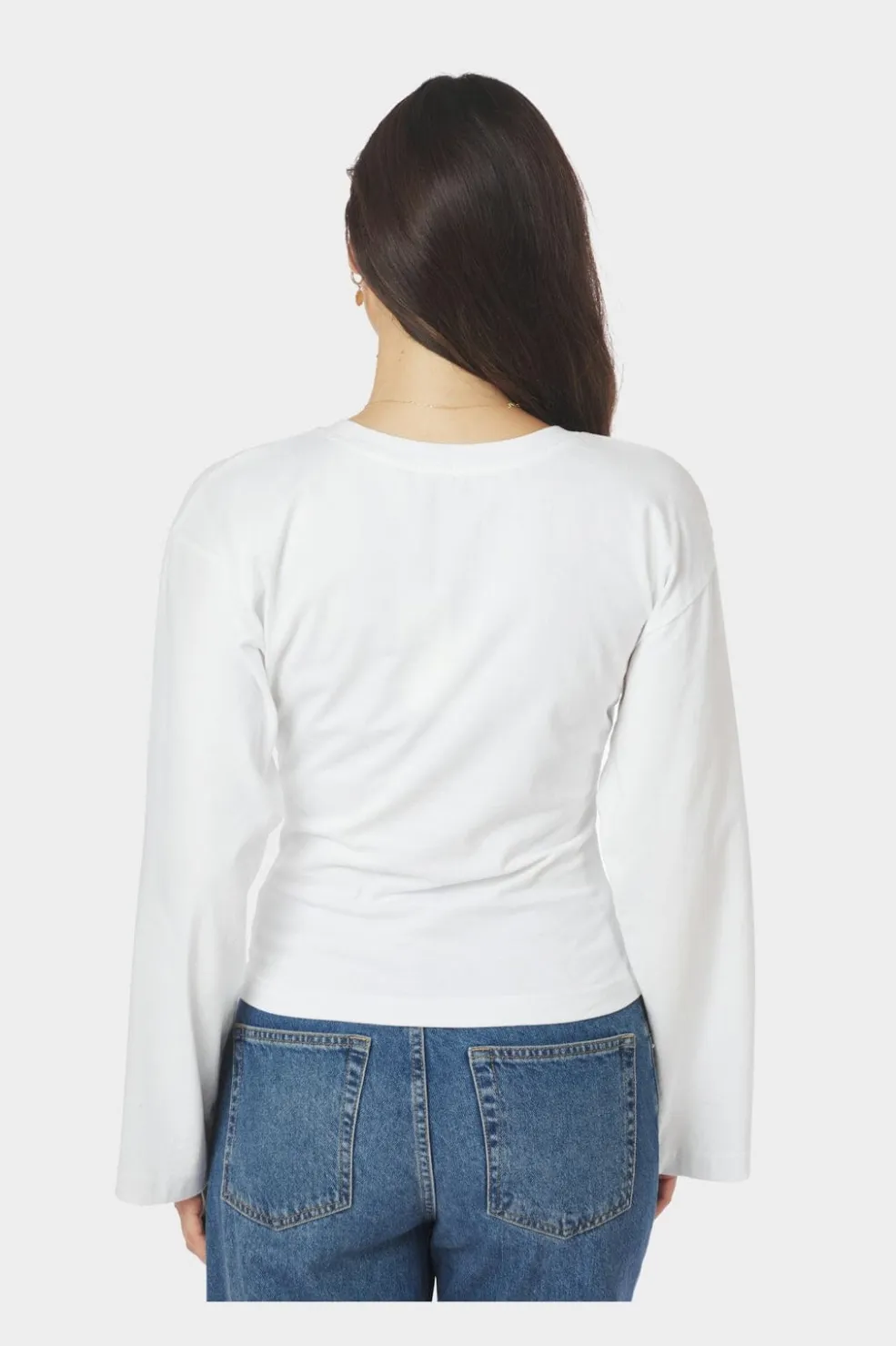 Neo Noir Paska Boxy Long Tee 165973< Bluser & Skjorter