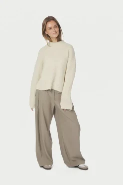 Neo Noir Paulina Fluffy Knit Blouse 164729< Bluser & Skjorter