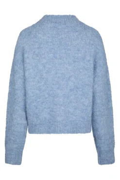 Paulina Fluffy Knit Blouse 164729*Neo Noir Discount