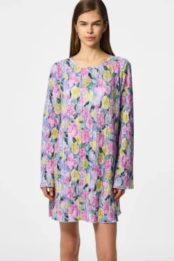 Pieces Pcamber Ls Short Dress Kca< Kjoler