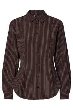 Pieces Pcanja Ls Fitted Shirt< Sæt 🛍️|Bluser & Skjorter