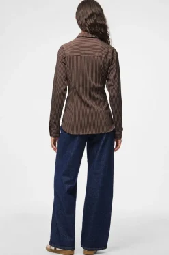 Pieces Pcanja Ls Fitted Shirt< Sæt 🛍️|Bluser & Skjorter