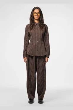 Pieces Pcanja Ls Fitted Shirt< Sæt 🛍️|Bluser & Skjorter