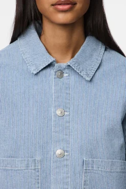 Pieces Pcbillo Denim Jacket< Overtøj & Jakker