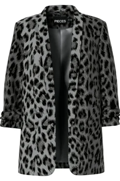 Pieces Pcbosella 3/4 Printed Blazer< Blazere