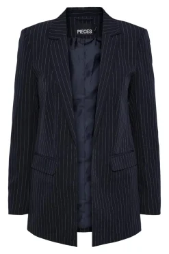 Pcbossy Ls Loose Striped Blazer Noos*Pieces