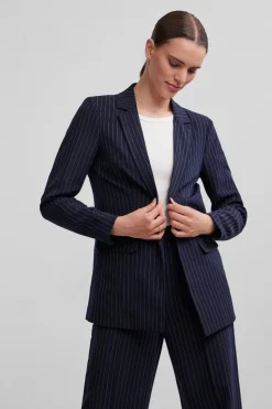 Pcbossy Ls Loose Striped Blazer Noos*Pieces