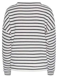 Pieces Pcchilli Ls Sweat Stripes< Bluser & Skjorter|Sæt 🛍️