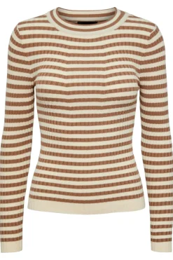 Pieces Pccrista Ls O Neck Knit Noos Bc< Bluser & Skjorter