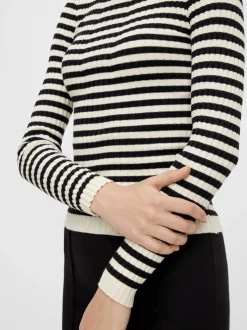 Pieces Pccrista Ls O-Neck Knit< Bluser & Skjorter|Strik