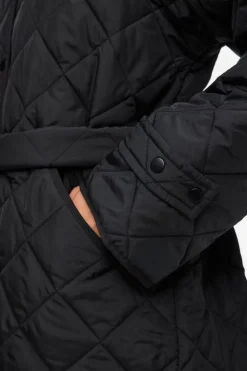 Pieces Pcemily Long Quilted Jacket< Overtøj & Jakker