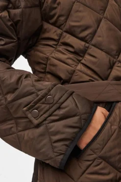 Pcemily Long Quilted Jacket*Pieces